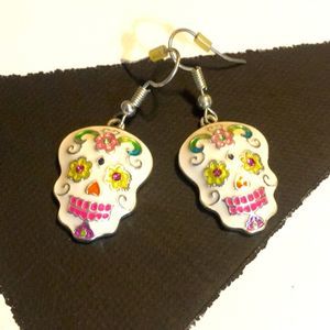 🔥 2/$10 sell Sugar Skull earrings ❤️🔥